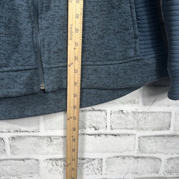 The North Face Indi 2 Gray Full Zip Jacket Slim Fit Fleece Lined Women's Large - Picture 8 of 16